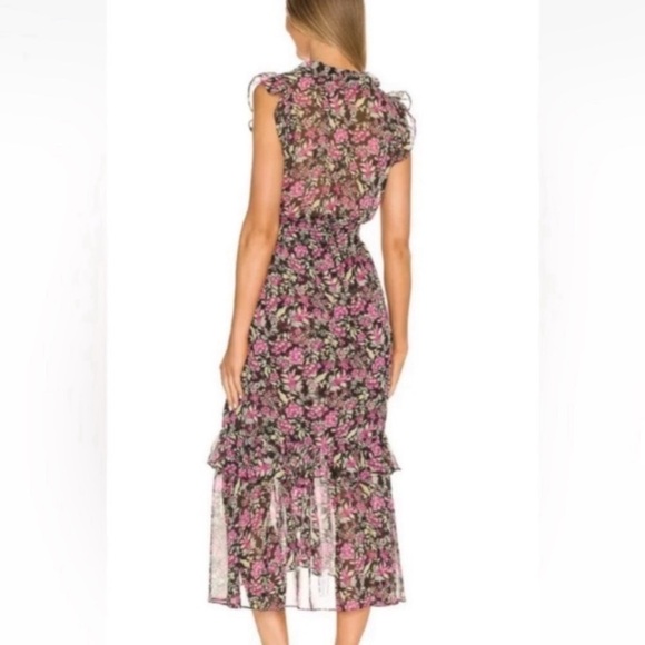 REVOLVE MISA LOS ANGELES Kidada Maxi Dress - Flora Fuchsia, XS - Picture 5 of 13